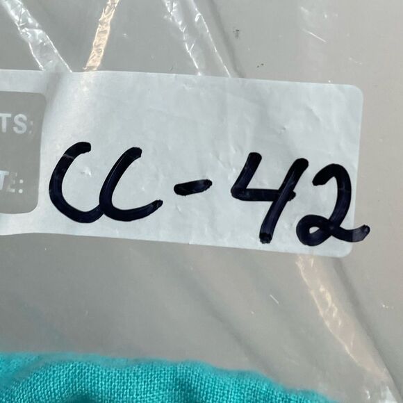 FLAX Aqua 100% Linen Pants Small - Picture 5 of 5